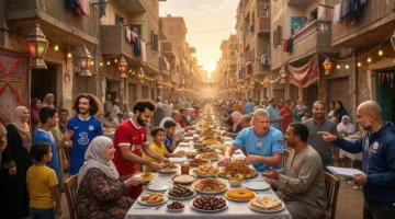 كواليس مشاركة نجوم الدوري الإنجليزي في مائدة إفطار المطرية السنوية بالقاهرة